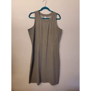 Gray shift dress
